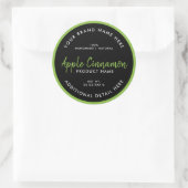 Produkt-Rundlabel Runder Aufkleber (Tasche)