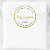 Produkt-Rundlabel Runder Aufkleber (Tasche)