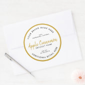 Produkt-Rundlabel Runder Aufkleber (Umschlag)