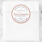 Produkt-Rundlabel Runder Aufkleber (Tasche)