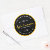 Produkt-Rundlabel Runder Aufkleber (Umschlag)