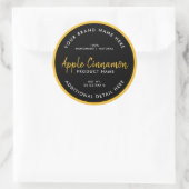 Produkt-Rundlabel Runder Aufkleber (Tasche)