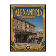 Produkt Titel: Alexandria Louisiana Vintage Art De