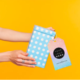 Produktbeschreibung für kundenspezifisches Firmenl Geschenkanhänger