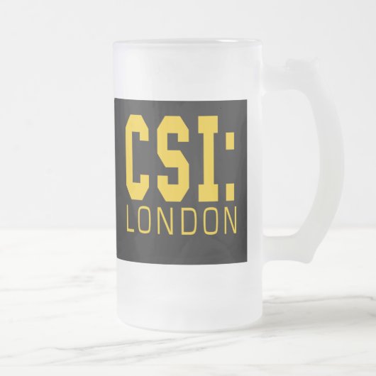 Produkte CSIs London Mattglas Bierglas (Rechts)