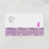 Produkte für Makeup und Beauty Visitenkarte (Rückseite)