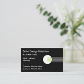 Produkte für Solarenergie Visitenkarte (Stehend Vorderseite)