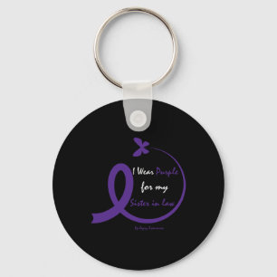 Produkte Geschenke Tragen Lila Schwägerin Epilepsi Schlüsselanhänger