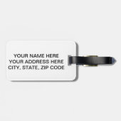 Produkte Linuxs Tux Gepäckanhänger (Rückseite horizontal)