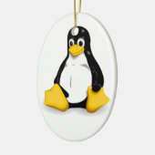 Produkte Linuxs Tux Keramikornament (Links)