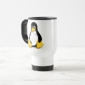 Produkte Linuxs Tux Reisebecher (Vorderseite Links)