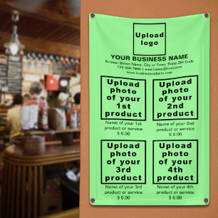 Produkte oder Dienstleistungen für Unternehmen mit Banner