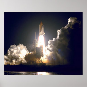 Produkteinführung der Raumfähre-Bemühung (STS-8 Poster