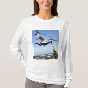 Produkteinführungen eines Osprey MV-22 vom USS T-Shirt