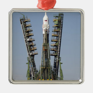 Produkteinführungs-Baugerüst wird in Platz Ornament Aus Metall