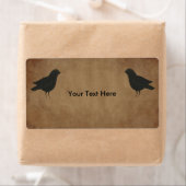 Produktetikett für primitive Krähen (Insitu)