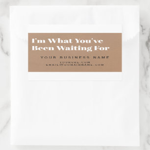 Produktetikett, Verpackung von Geschäften, Rechteckiger Aufkleber