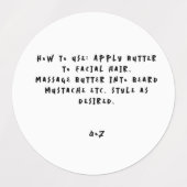 Produktetikette Etiketten (Design 2)