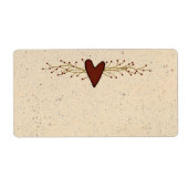 Produktetiketten (Vorne)