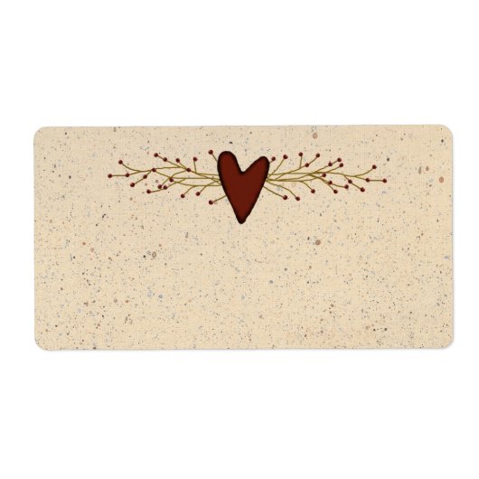 Produktetiketten (Vorne)