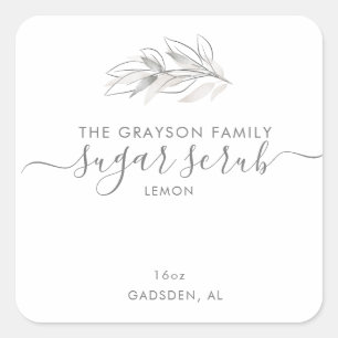 Produktetiketten Quadratischer Aufkleber