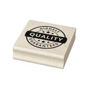 PRODUKTGARANTIERTE QUALITÄTSSICHERHEITSBÜRO-BRIEFM GUMMISTEMPEL