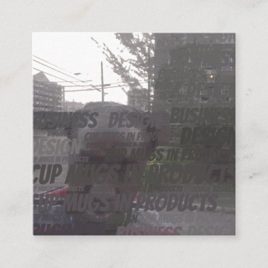 Produktgestaltung Quadratische Visitenkarte (Vorderseite)