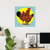 Produktion Red Sunburst Poster (Heimbüro)