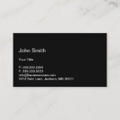 Produktion von Musikaufnahmen in Studio Visitenkarte (Rückseite)