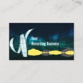 Produktion von Musikaufnahmen in Studio Visitenkarte (Vorderseite)