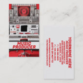 Produktion von Musikproduktionen Visitenkarte (Vorne/Hinten)