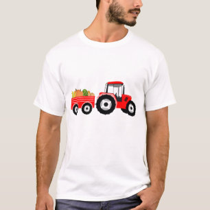Produktion von roten LKW T-Shirt