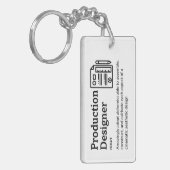 Produktions-Designer - Crew Schlüsselanhänger (Vorderseite links)
