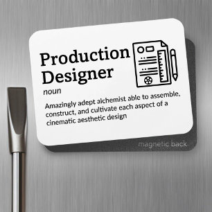 Produktions-Designer - Set Life 3" x 4" Flex Magnet