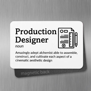 Produktions-Designer - Set Life 4" x 6" Flex Magnet