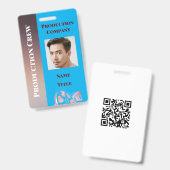Produktions-ID Ausweis (Vorder- & Rückseite)
