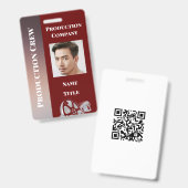 Produktions-ID Ausweis (Vorder- & Rückseite)