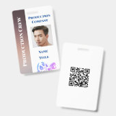 Produktions-ID Ausweis (Vorder- & Rückseite)