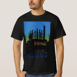 Produktionsstätte bei Sunset, Vintages Geschäft T-Shirt
