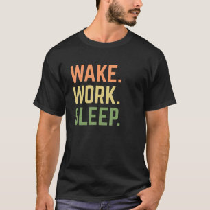 Produktivität und tägliches routinemäßiges T-Shirt