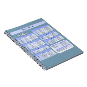 Produktivitäts-Maus-Pad - Excel-Tastenkombinatione Notizblock