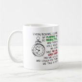 Produktivitäts-Nickerchen Funny Mug Kaffeetasse (Links)
