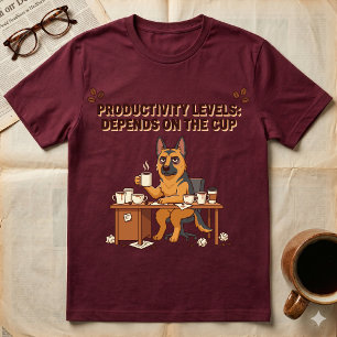 Produktivitätslevel hängen vom Cup Shepherd ab T-Shirt