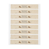 Produktkennzeichnung für Kerzen Rundum-Adressaufkleber (Bogen)