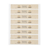 Produktkennzeichnung für Kerzen Rundum-Adressaufkleber (Bogen)