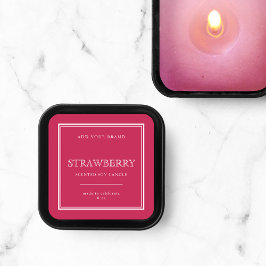 Produktkennzeichnung für klassische Farben hinzufü Quadratischer Aufkleber