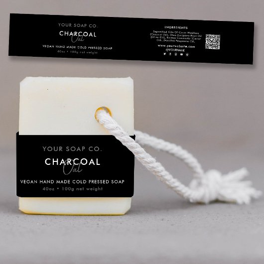 Produktkennzeichnung für kosmetische Bar-Seifen-Ba Einladungsbanderole