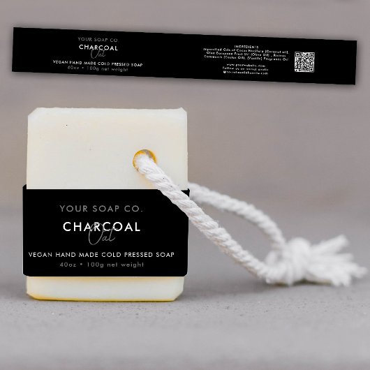 Produktkennzeichnung für kosmetische Bar-Seifen-Ba Einladungsbanderole