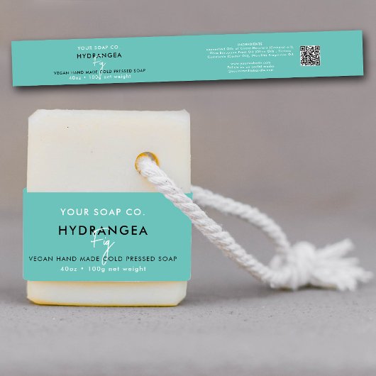 Produktkennzeichnung für kosmetische Bar-Seifen-Ba Einladungsbanderole