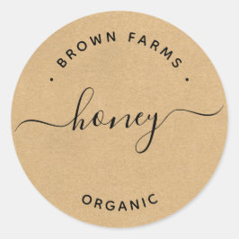 Produktkennzeichnung Runder Aufkleber